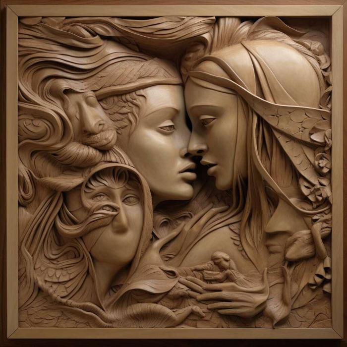 نموذج ثلاثي الأبعاد لآلة CNC 3D Art 